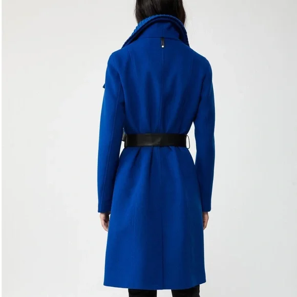 MACKAGE NORITA 2-in-1 double face wool coat with sash - Picture 4 of 7
